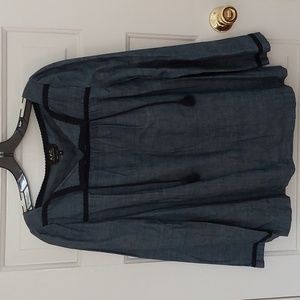 APC Chambray Top Size 6